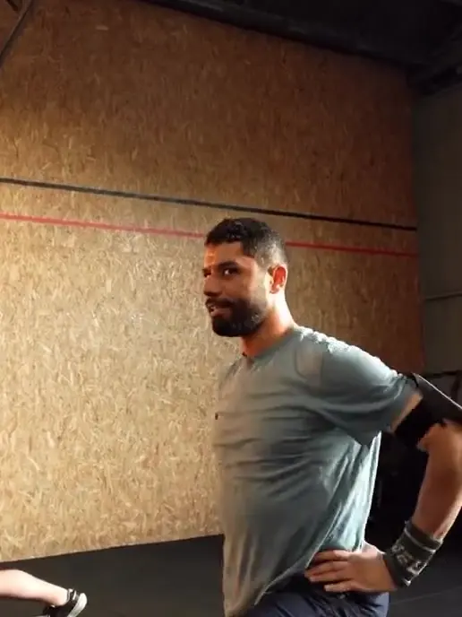 Sofiane, adhérent, pendant un entraînement à CrossFit Beauvais